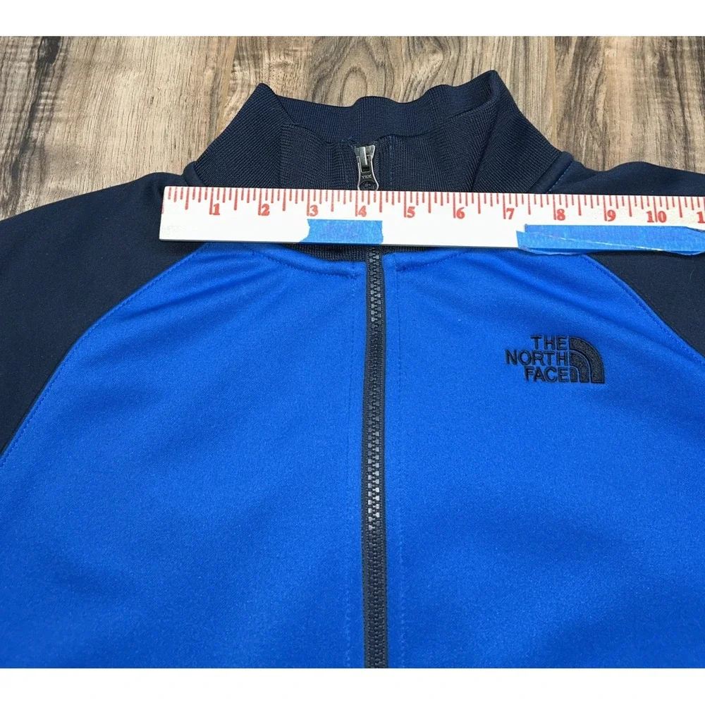 The North Fave Full Zip Polyester Pullover, Boys XL, 2‎ Tone Blue